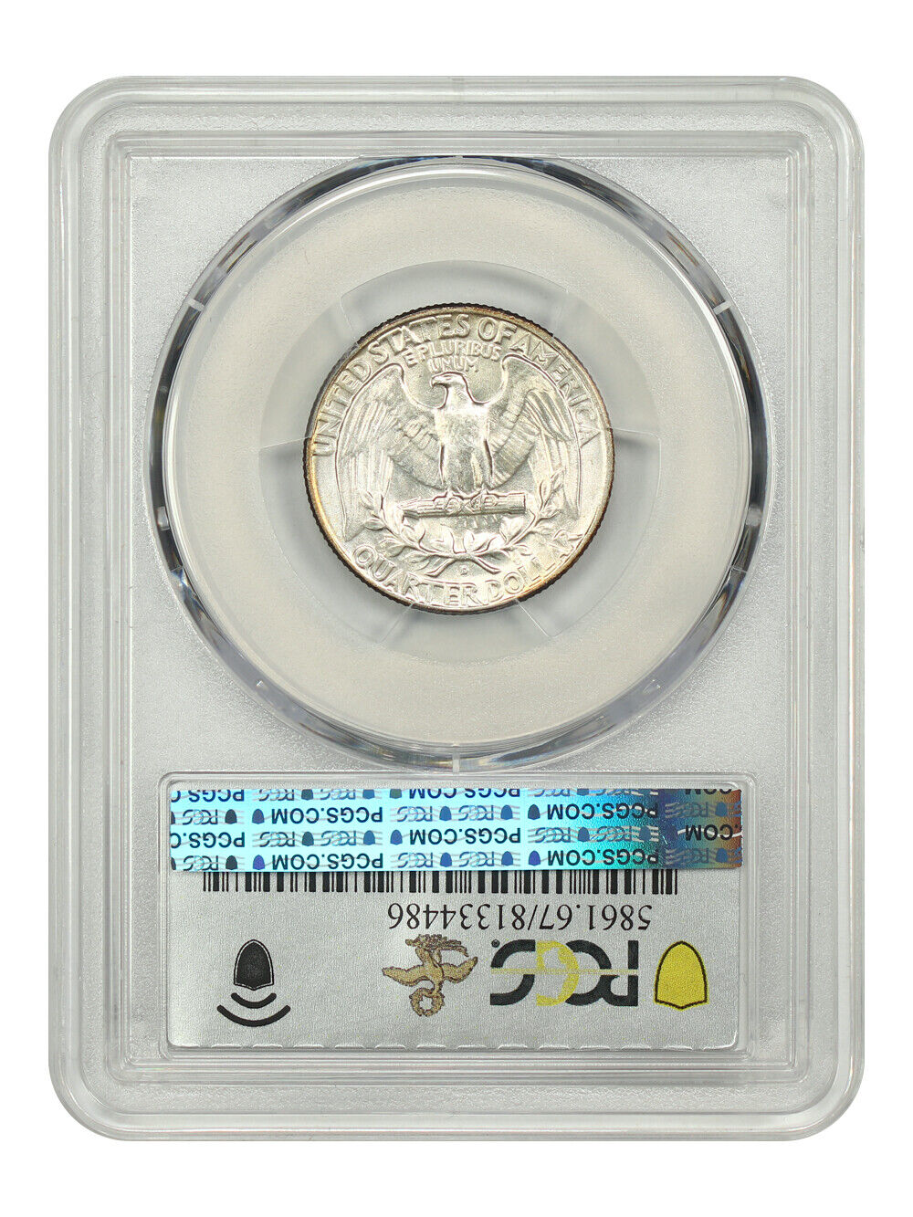 1956-D 25C PCGS MS67 ex: D.L. Hansen - Washington Quarter