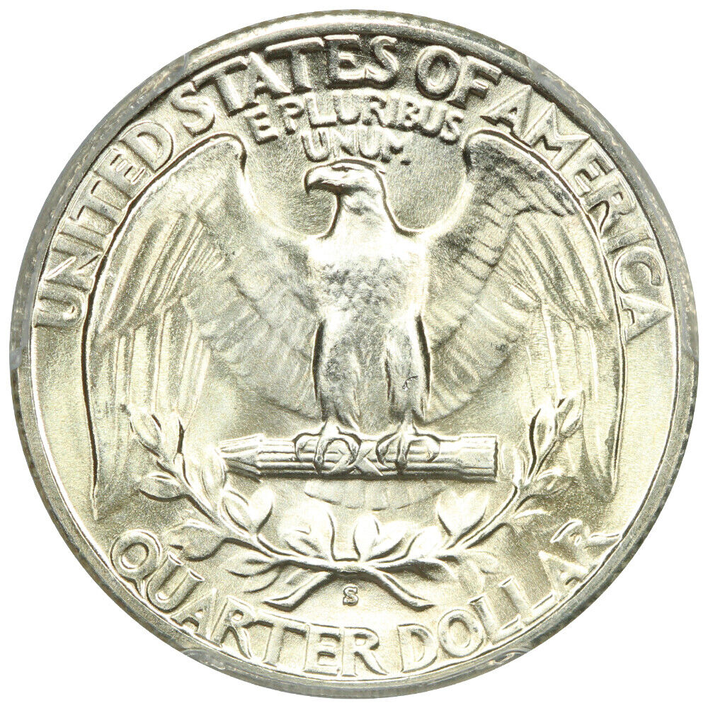 1937-S 25C PCGS MS67 ex: D.L. Hansen - Washington Quarter - Registry Quality