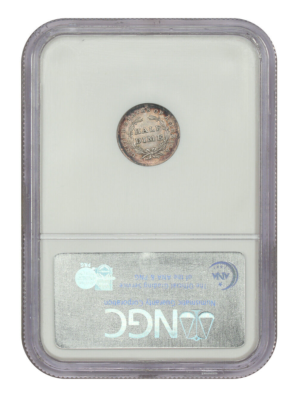1837 H10C NGC MS62 (No Stars) - Liberty Seated Half Dime - One Year Type Coin