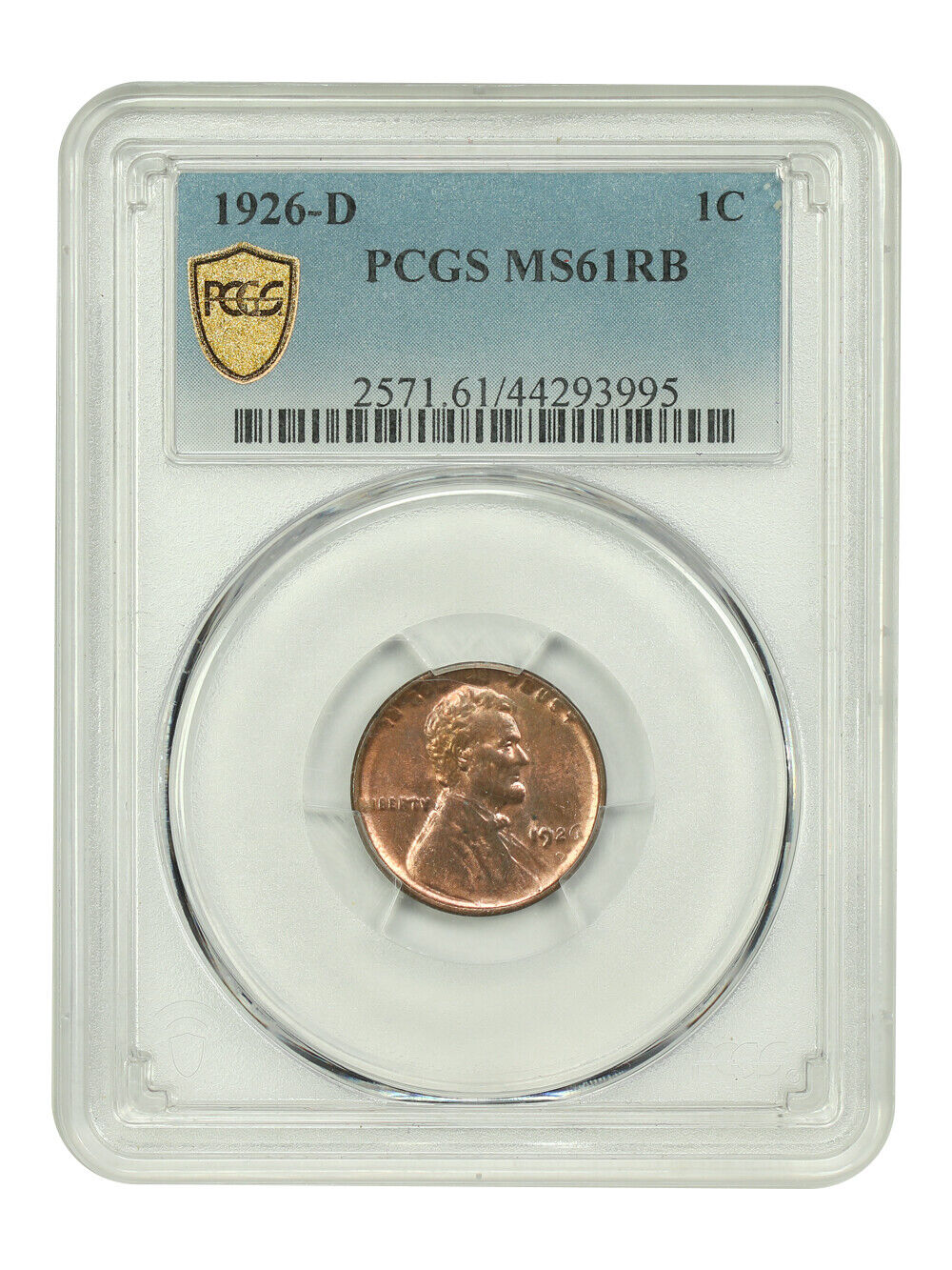 1926-D 1C PCGS MS61RB - Lincoln Cent (Wheat Reverse)
