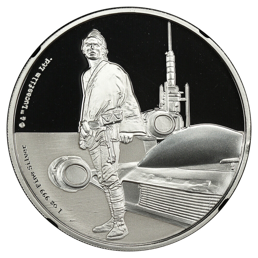 Niue: 2017 Star Wars Luke Skywalker $2 NGC Gem Proof (One of First 2000 Struck)
