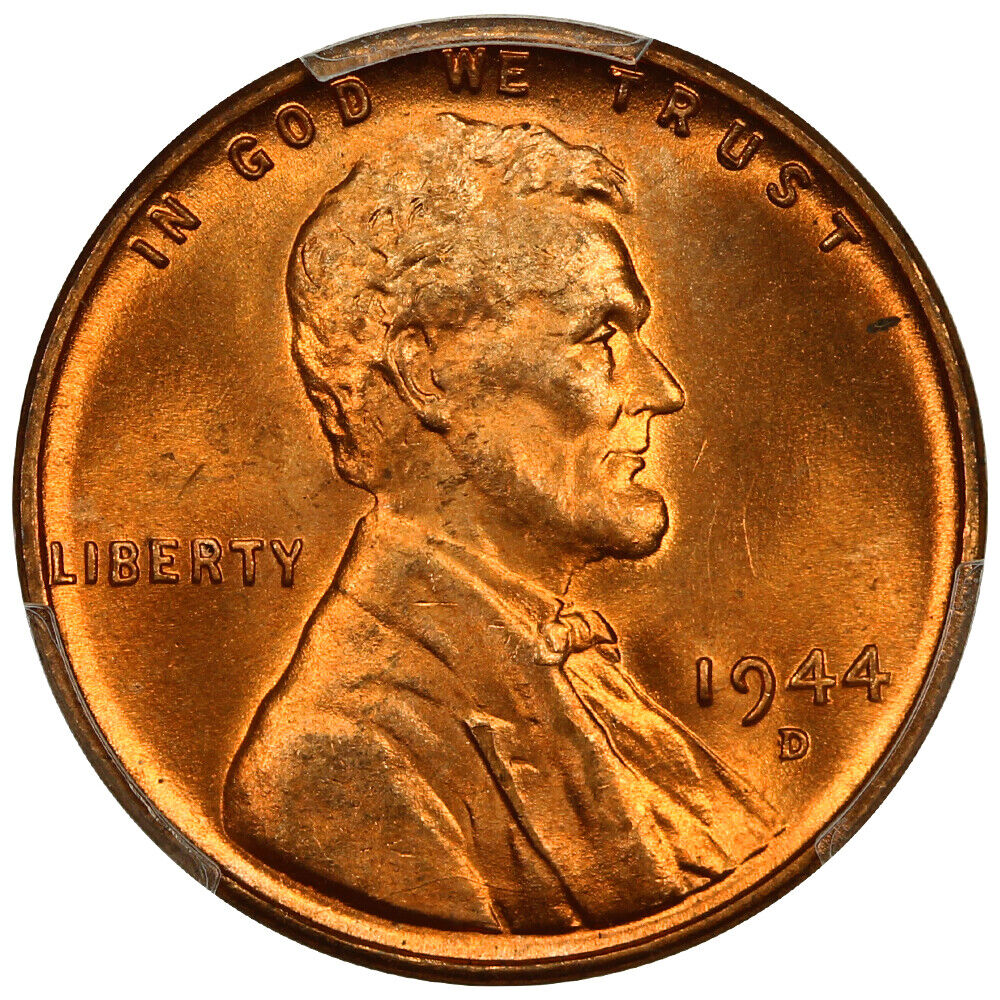 1944-D 1c PCGS MS66 RD (OMM, FS-512) ex: D.L. Hansen