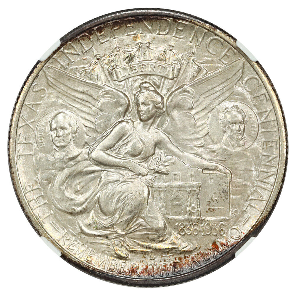 1936-S 50C Texas NGC MS67 - Classic Silver Commemorative - Low Mintage Issue