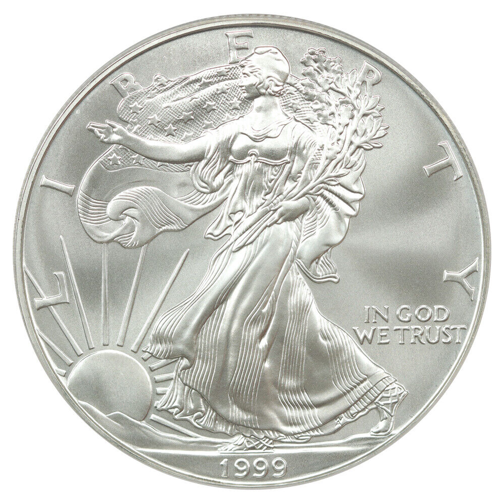 1999 $1 Silver Eagle PCGS MS70 - Silver Eagles