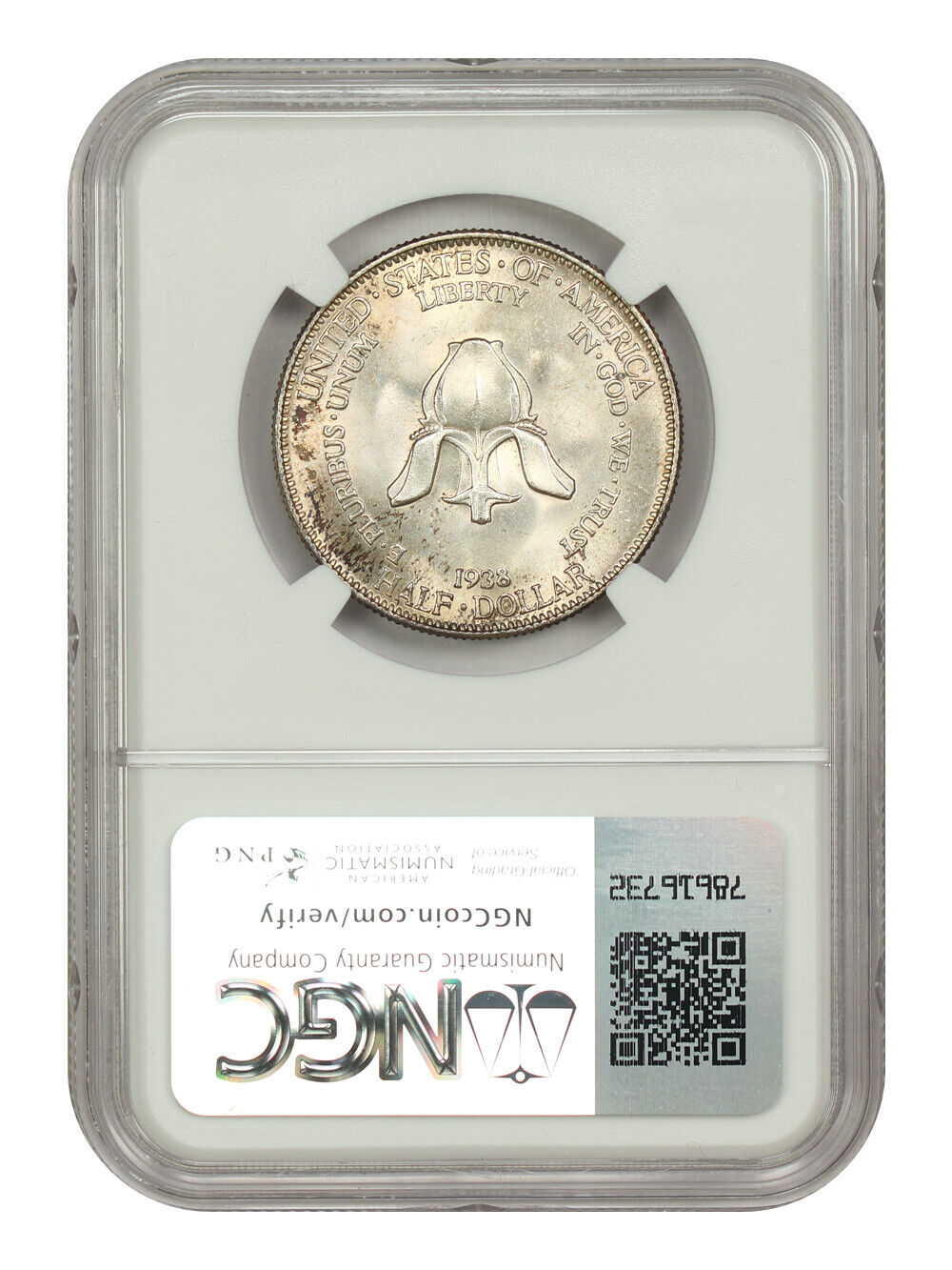 1938 50C New Rochelle NGC MS66+ - Classic Silver Commemorative