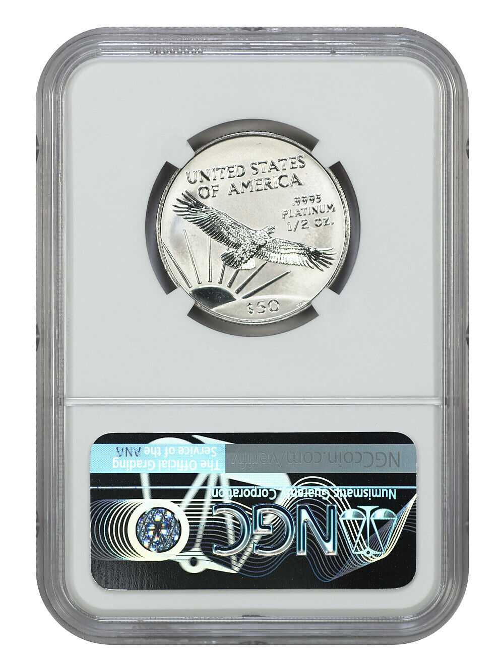 2000 $50 Statue of Liberty NGC MS70 - $50 Platinum Eagles