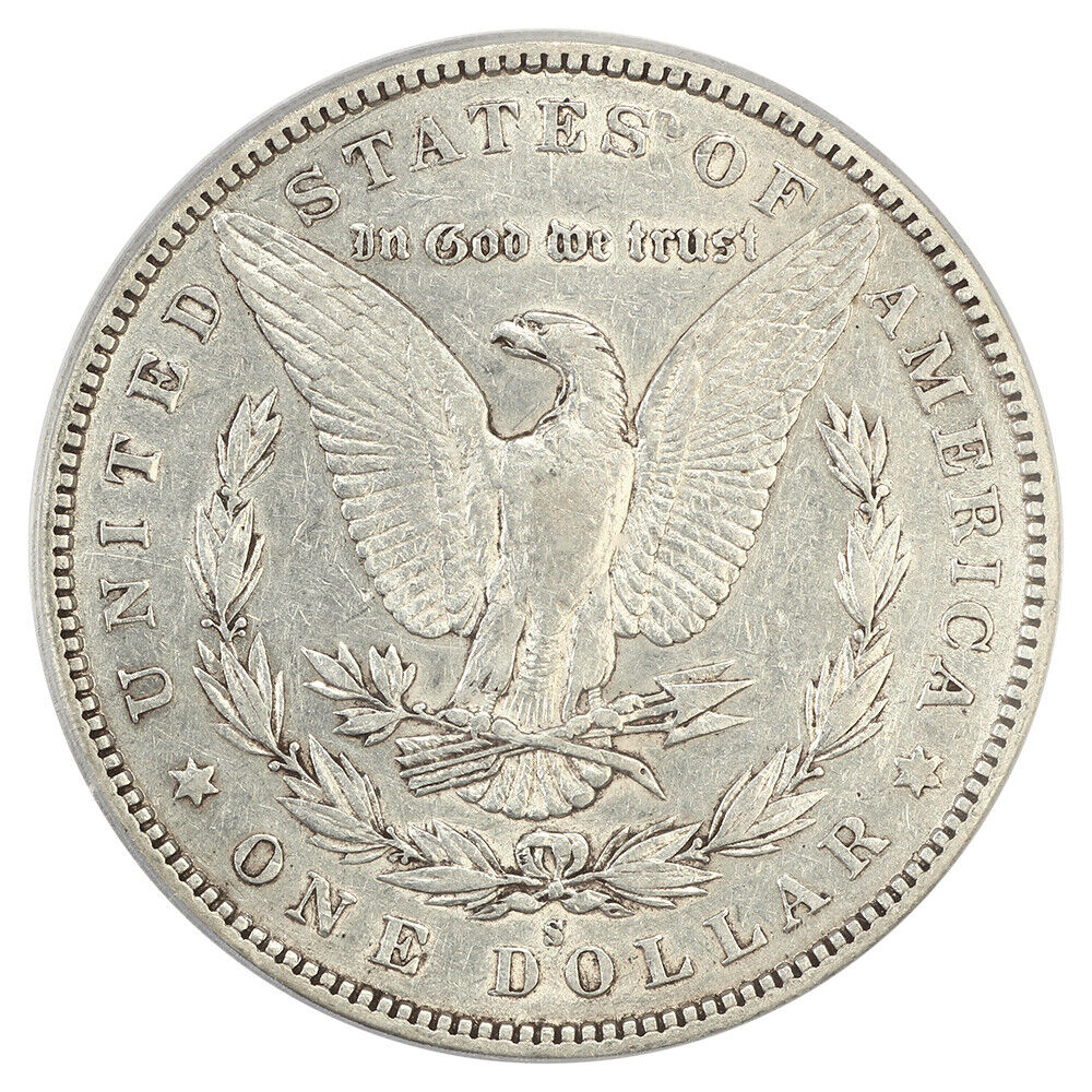1883-S $1 PCGS AU50 - Morgan Dollar - Key Date from San Francisco