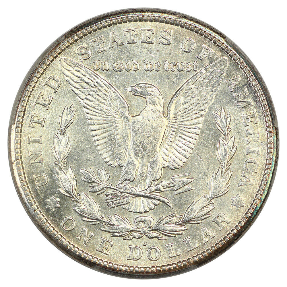 1921-S $1 PCGS MS63 - Morgan Dollar - Popular Final Year S-Mint Morgan