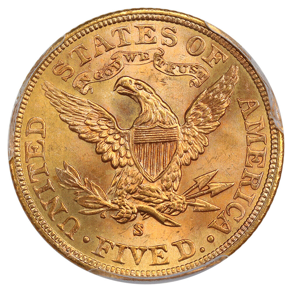 1901-S $5 PCGS MS66 ex: D.L. Hansen