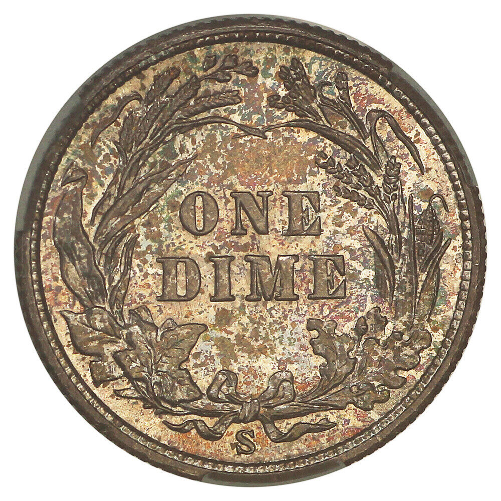 1904-S 10C CACG MS66+ ex: D.L. Hansen - Barber Dime