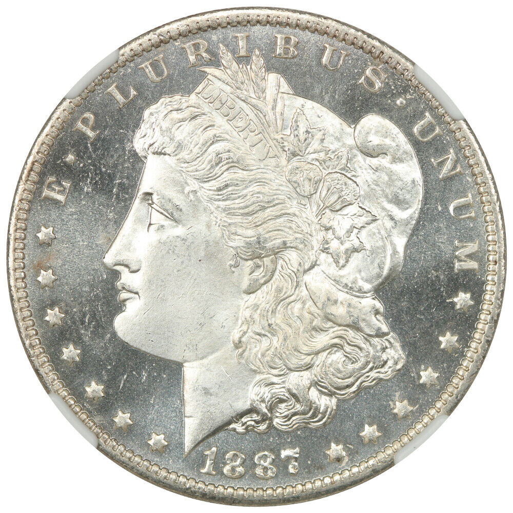 1887-O $1 NGC MS66DMPL