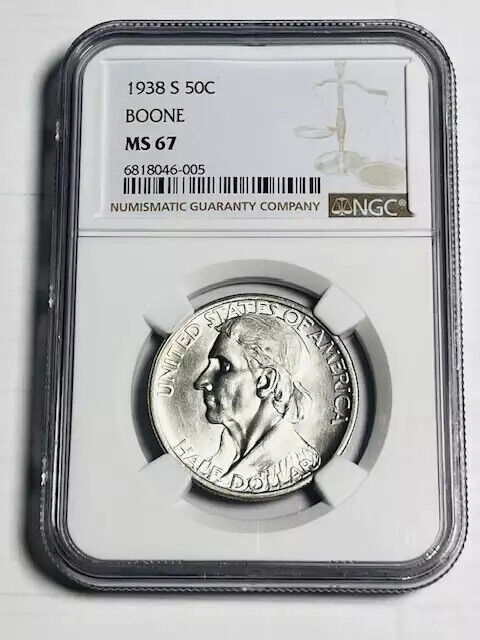 1938 S Classic Commemorative NGC MS-67 Daniel BOONE