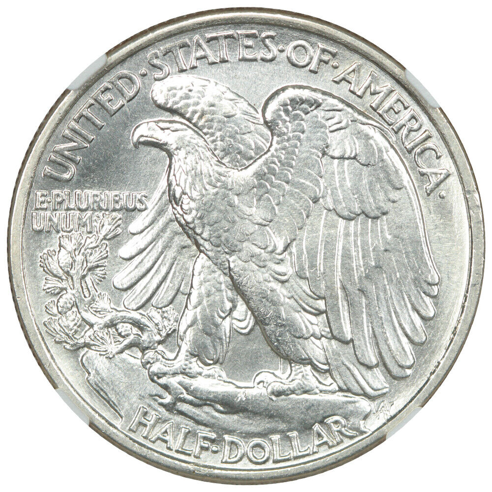 1943 50C NGC MS67+ - Walking Liberty Half Dollar