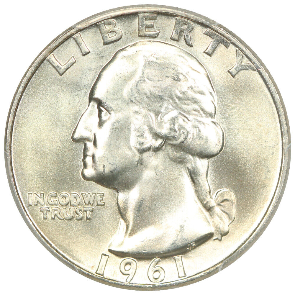 1961-D 25C PCGS MS67 ex: D.L. Hansen - Washington Quarter