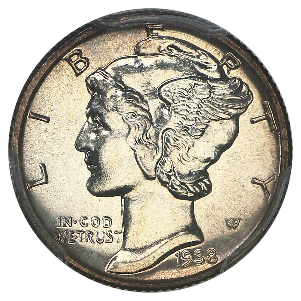 1938 10C PCGS PR68 ex: D.L. Hansen