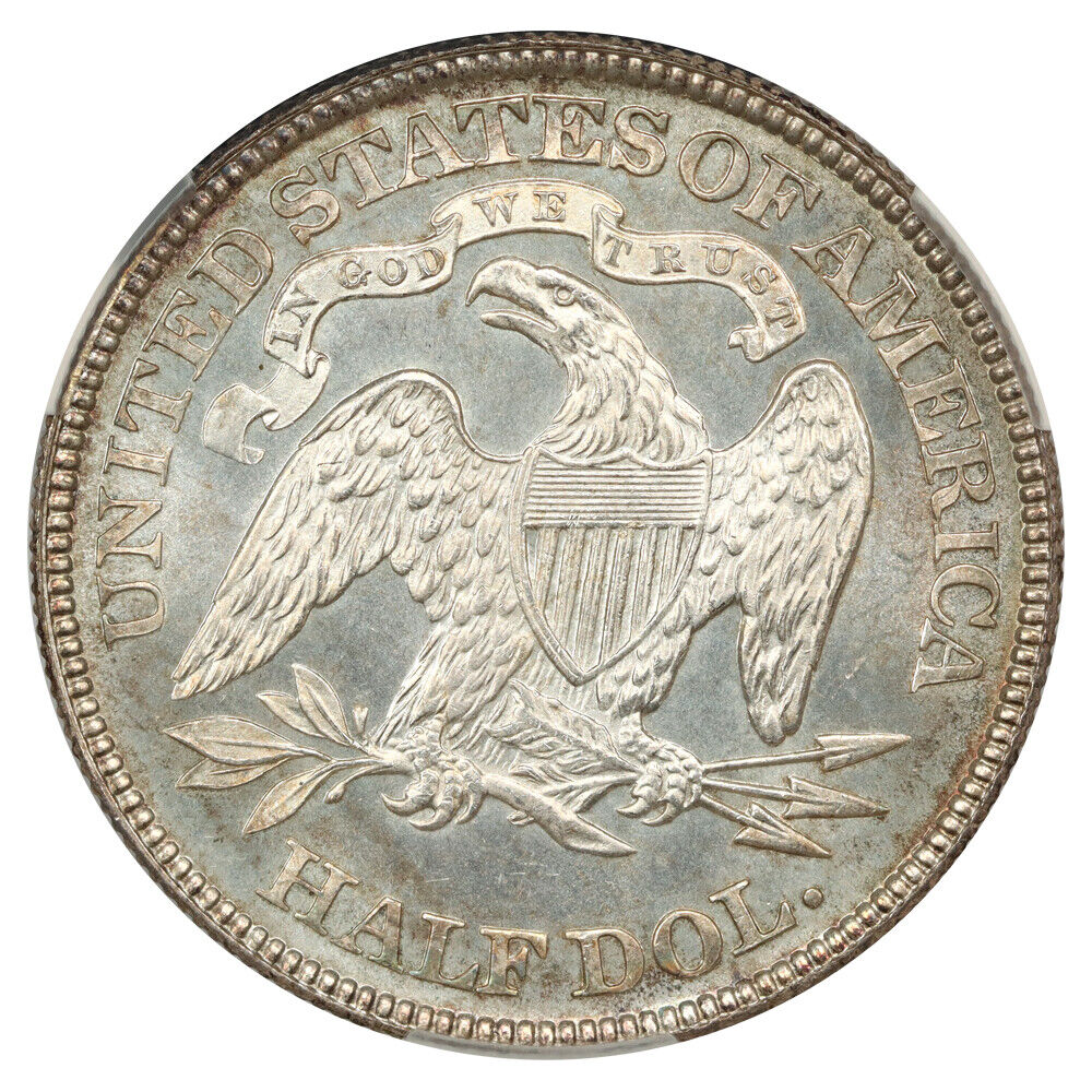 1880 50C CACG MS66+ ex: D.L. Hansen - Liberty Seated Half Dollar
