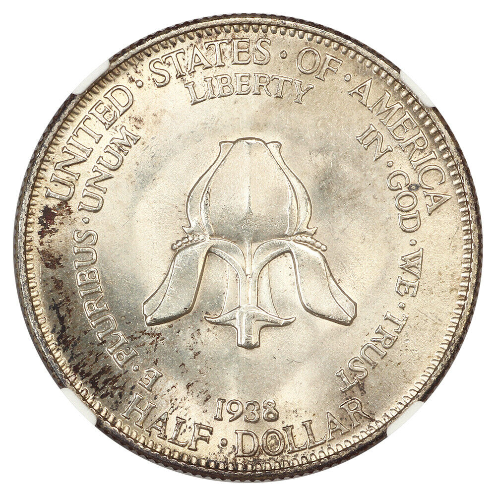 1938 50C New Rochelle NGC MS66+ - Classic Silver Commemorative