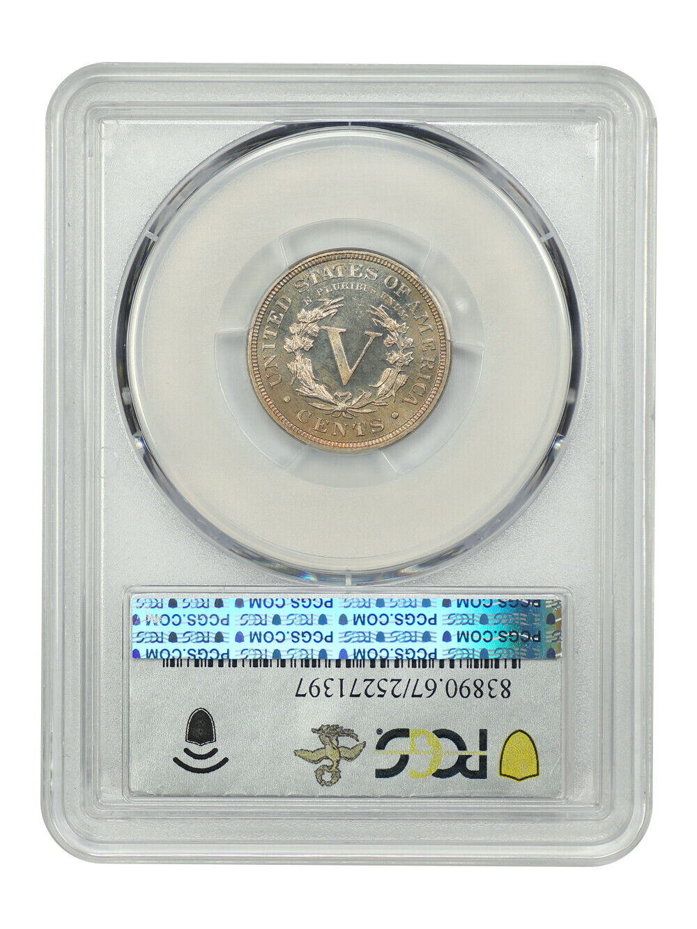 1892 5C PCGS PR67CAM