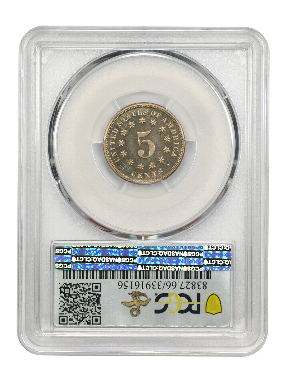 1873 5C PCGS PR66CAM (Closed 3) ex: D.L. Hansen