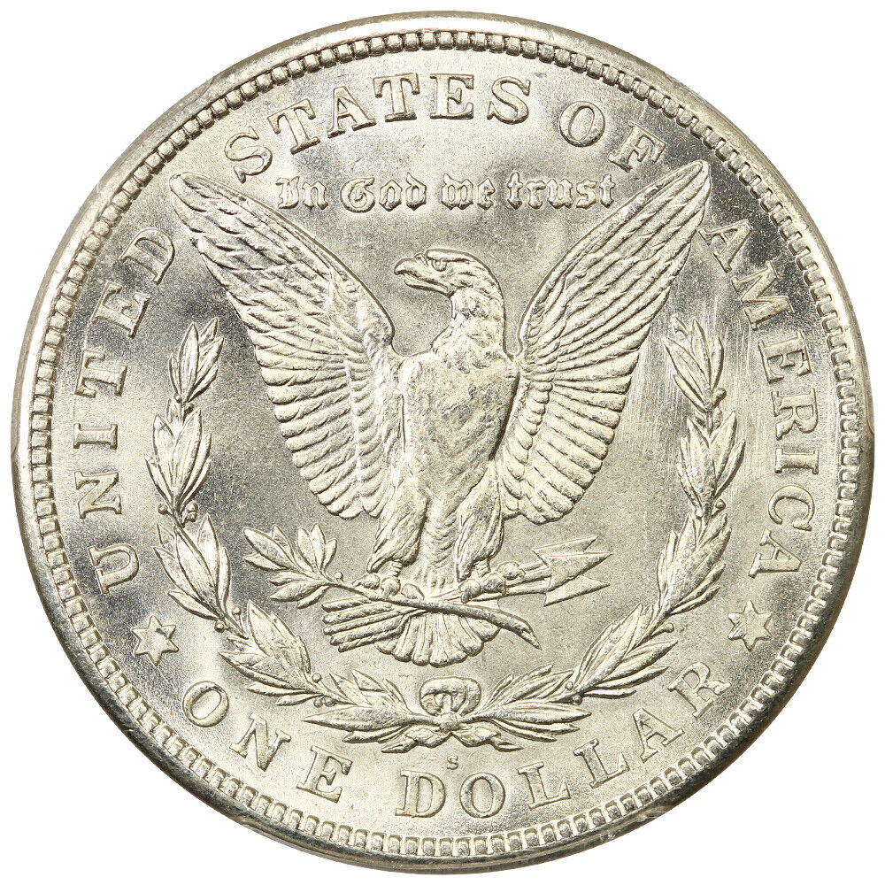 1921-S $1 PCGS MS66 ex: D.L. Hansen