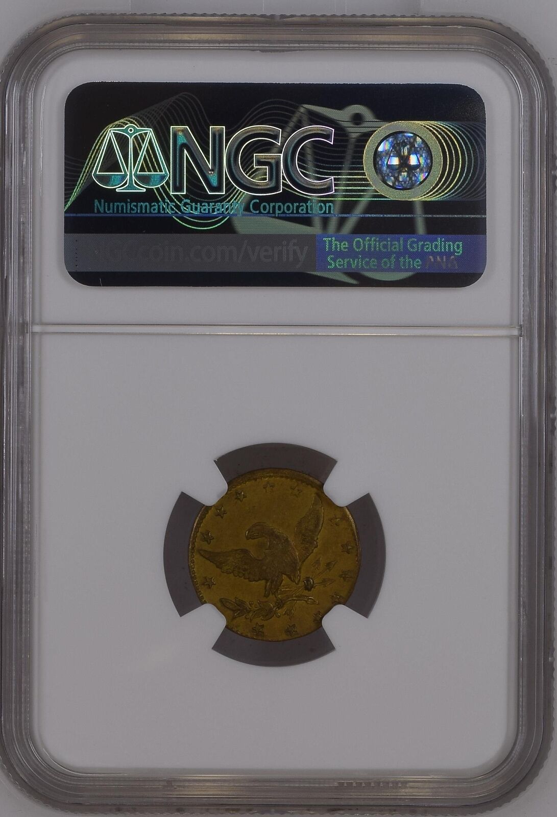 1861 Pvt Tokens - Civil War Tokens Sutlers NGC MS-62 (-65) PA J.A. GARMAN 54 PA.