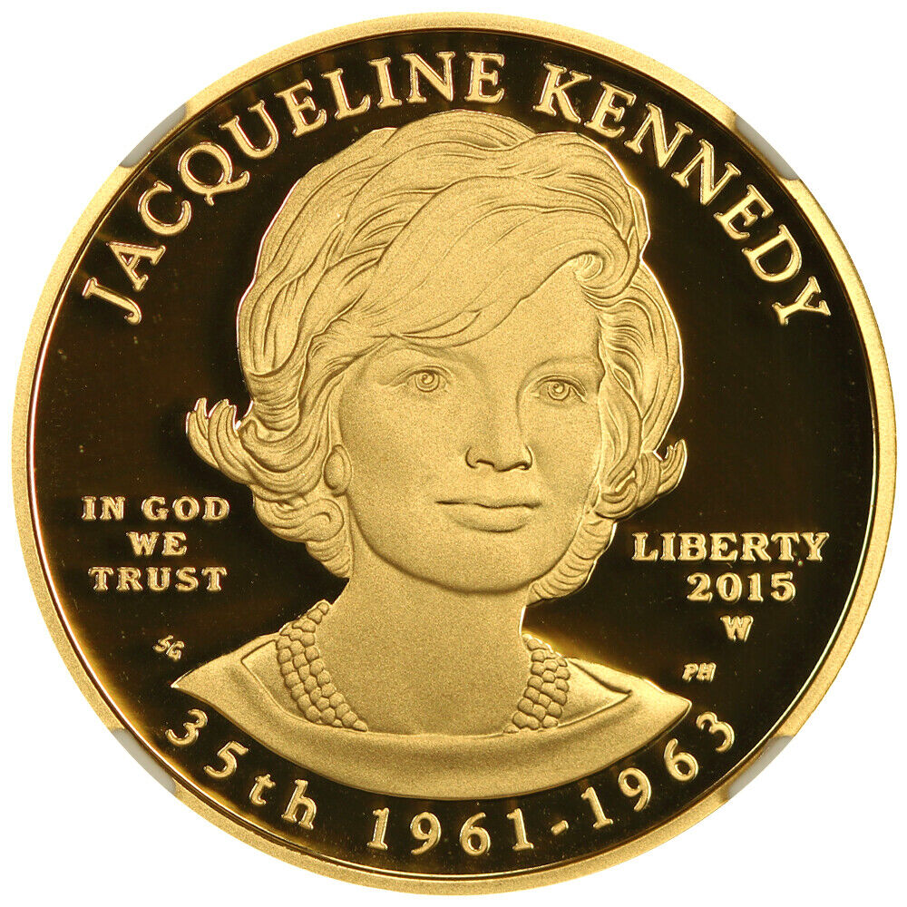 2015-W $10 Jacqueline Kennedy NGC PR70DCAM