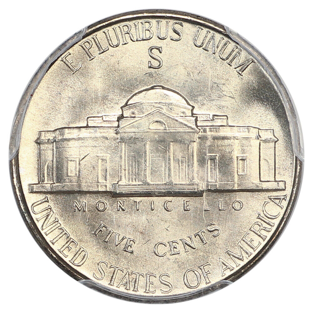 1943-S 5C PCGS MS67FS - Jefferson Nickel