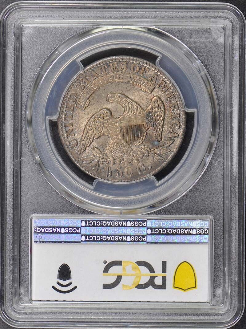1834 50C Large Date Large Letters Capped Bust Half Dollar PCGS MS65