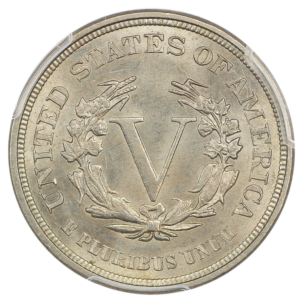 1883 5C CACG MS63 (No Cents, RPD, FS-01302) - Liberty Nickel