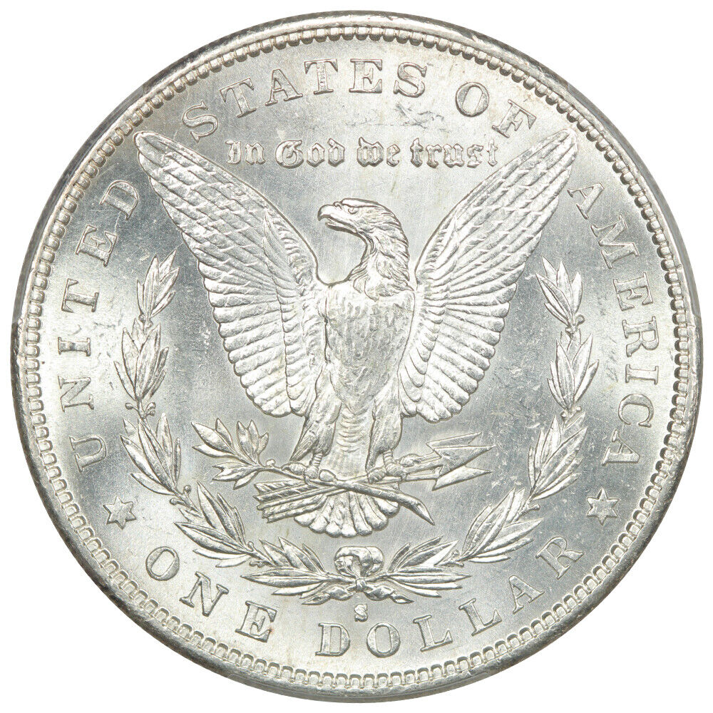 1889-S $1 PCGS MS61 - Morgan Dollar
