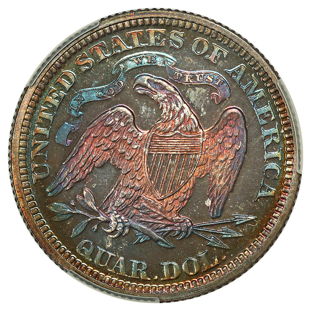 1871 25C CACG PR67CAM ex: D.L. Hansen - Liberty Seated Quarter