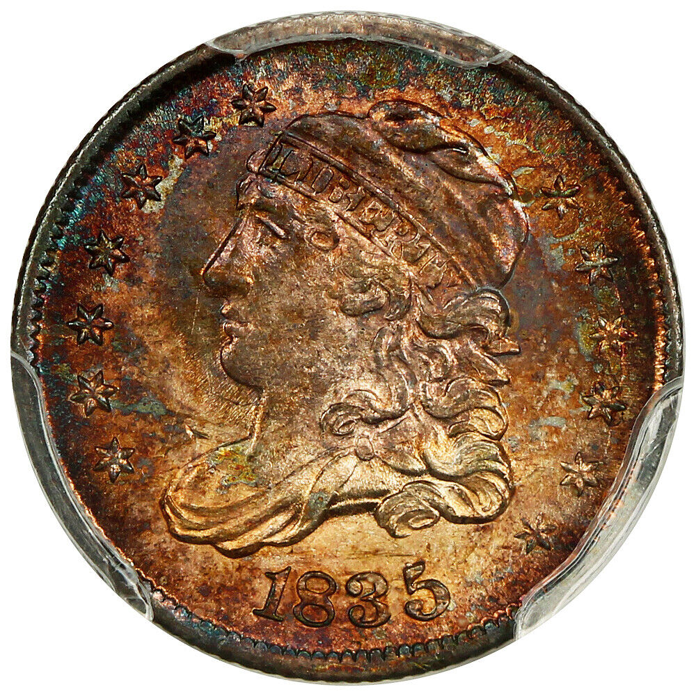 1835 H10C PCGS MS65 (Large Date, Large 5c) ex: D.L. Hansen