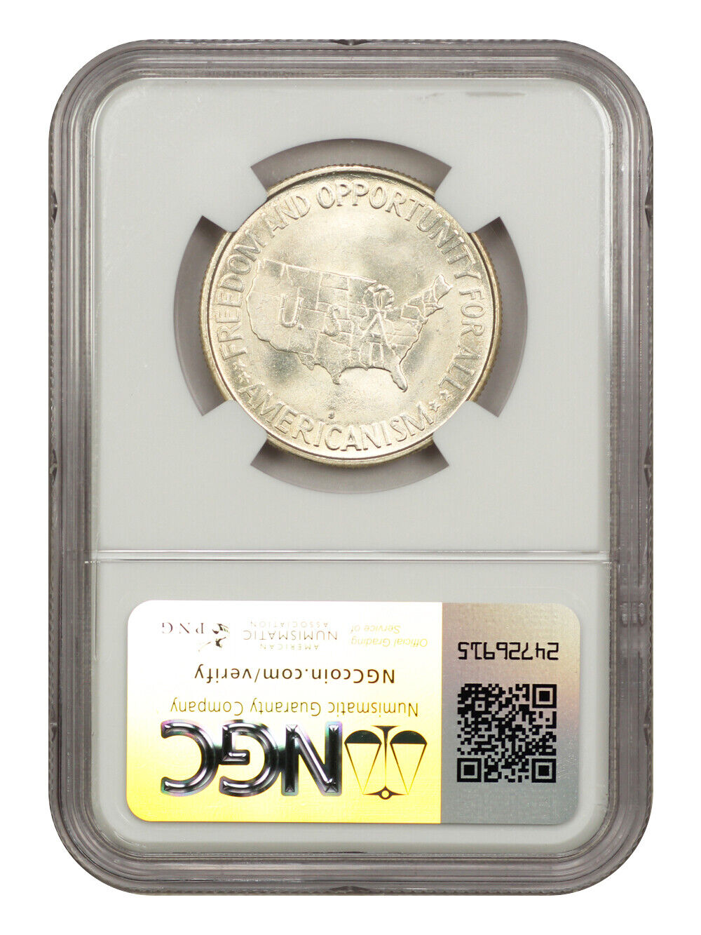 1953-S 50C Washington-Carver NGC MS66