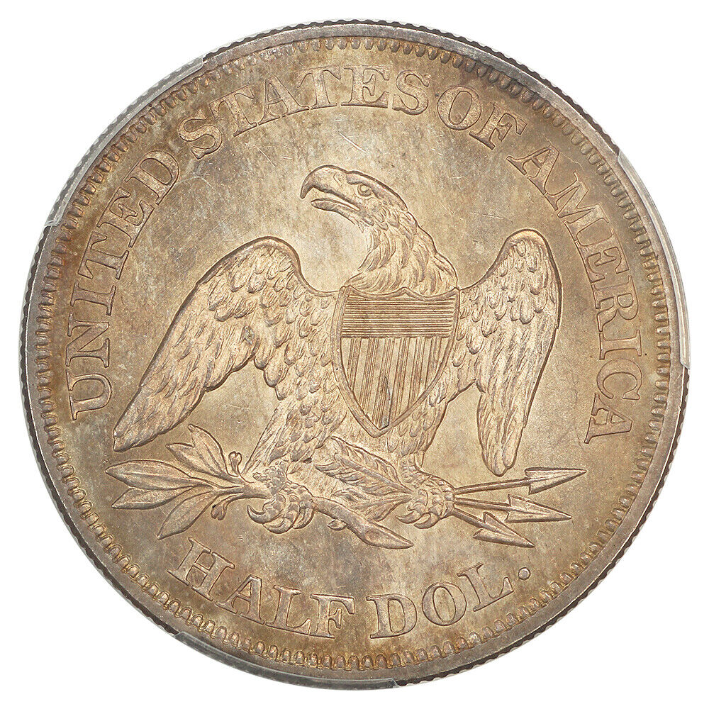 1864 50C PCGS MS64