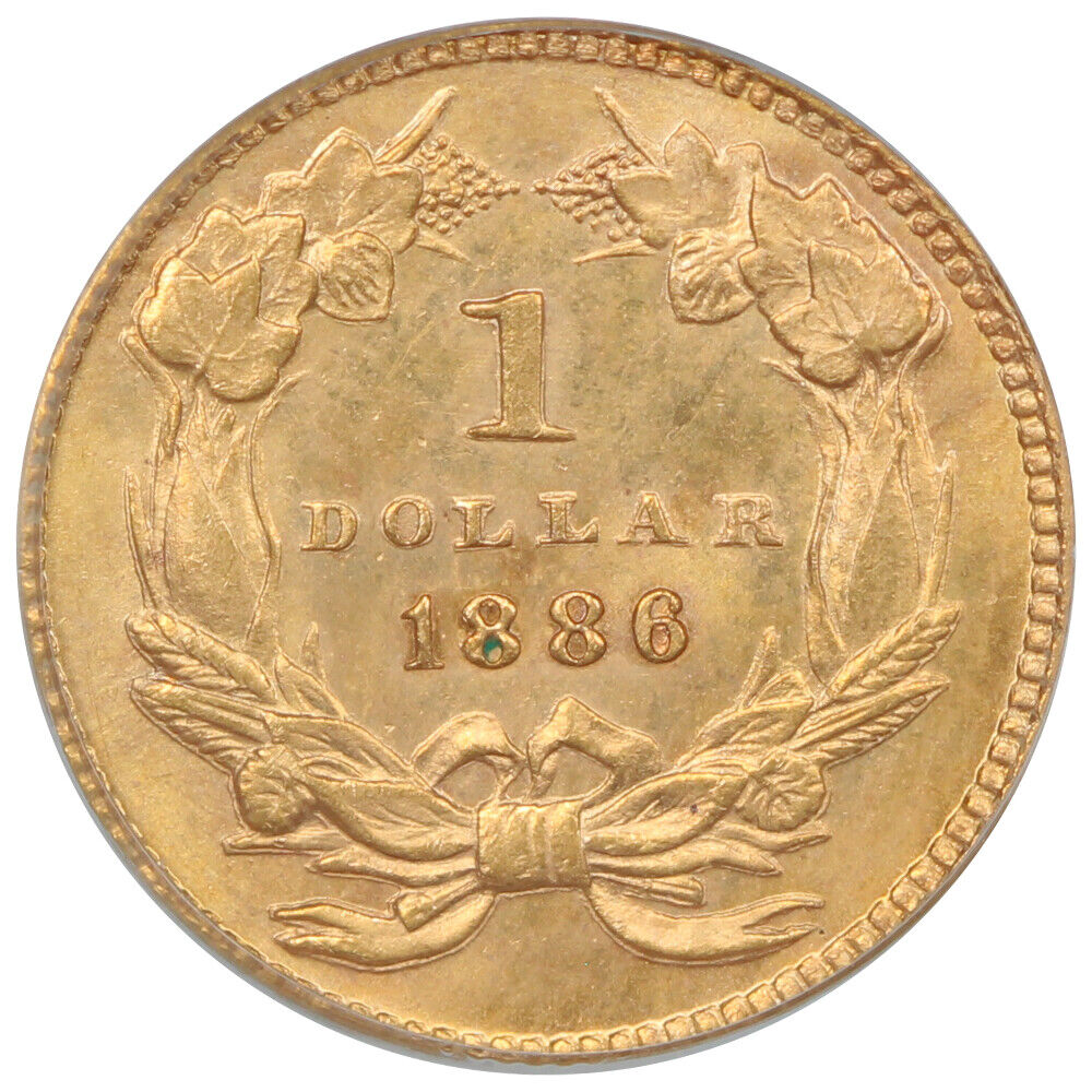 1886 G$1 PCGS MS65 - Gold Dollar