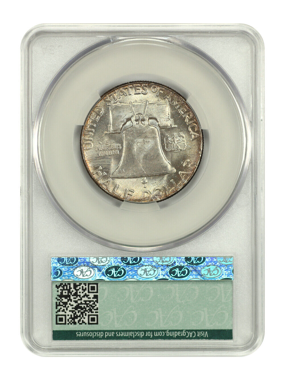 1957 50C CACG MS66+ - Franklin Half Dollar