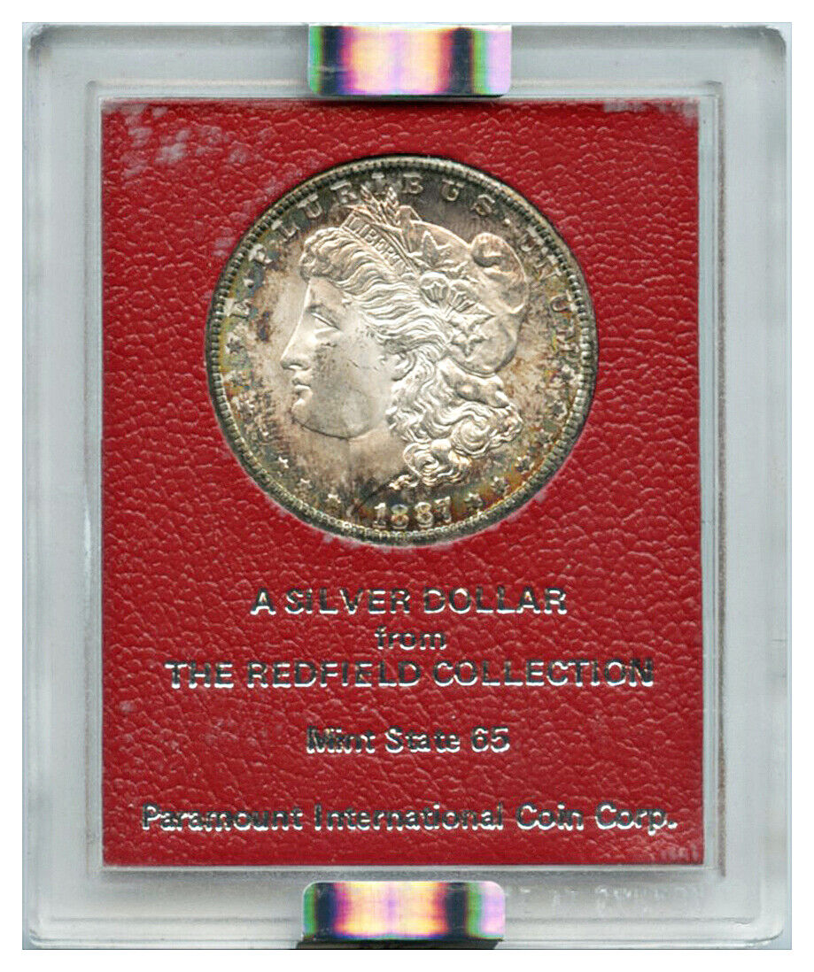 1887-S $1 NGC/Redfield MS64 - Morgan Dollar - Famous Hoard Coin