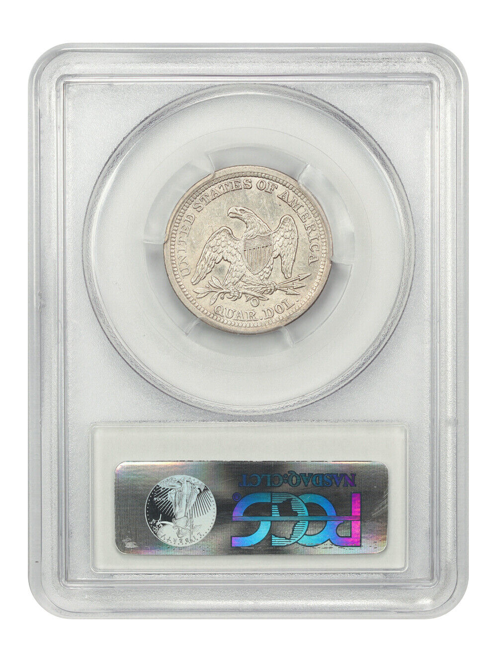 1843-O 25C PCGS AU53 (Large O, FS-501, 001.5)