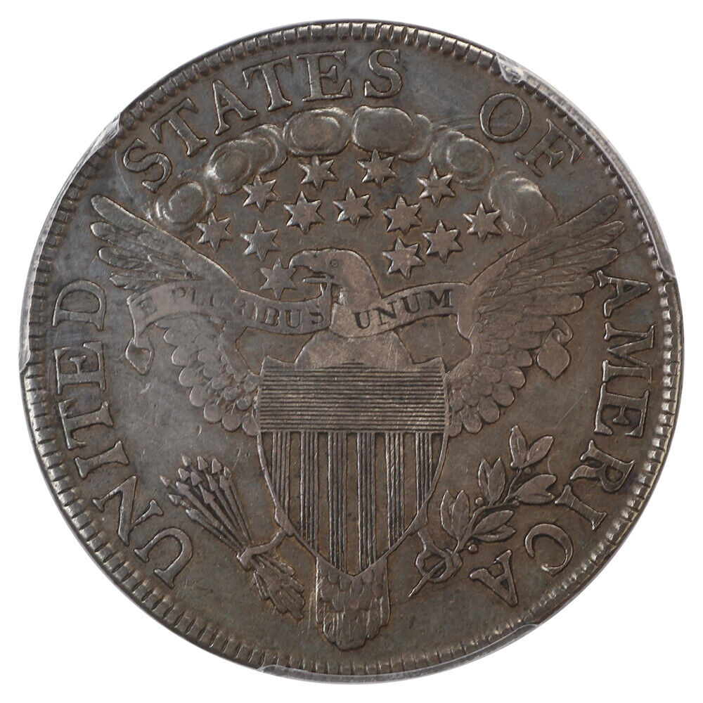 1807 50C Draped Bust PCGS VF20 - Draped Bust Half Dollar - Great Early Type Coin