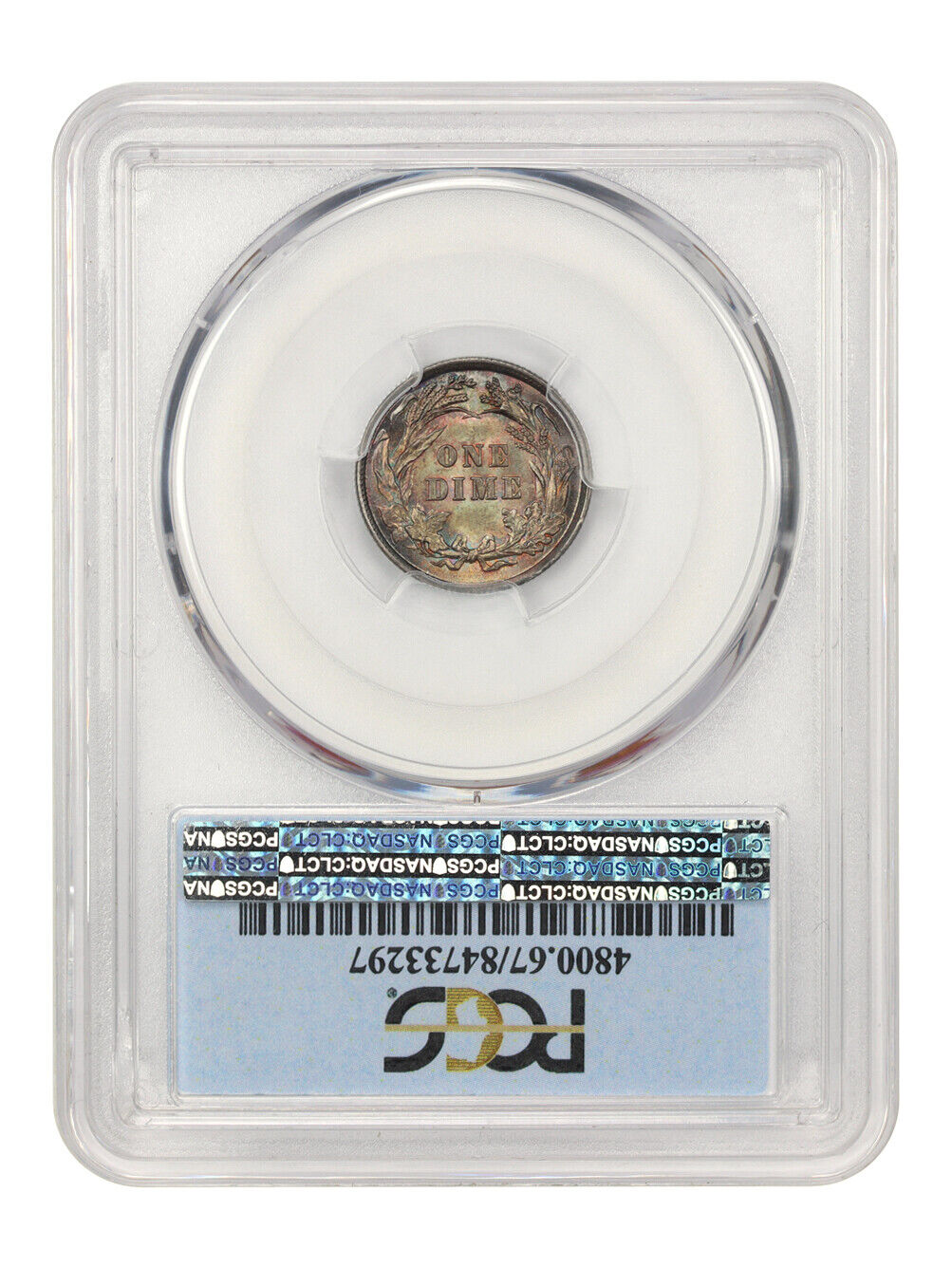 1893 10c PCGS MS67 ex: D.L. Hansen