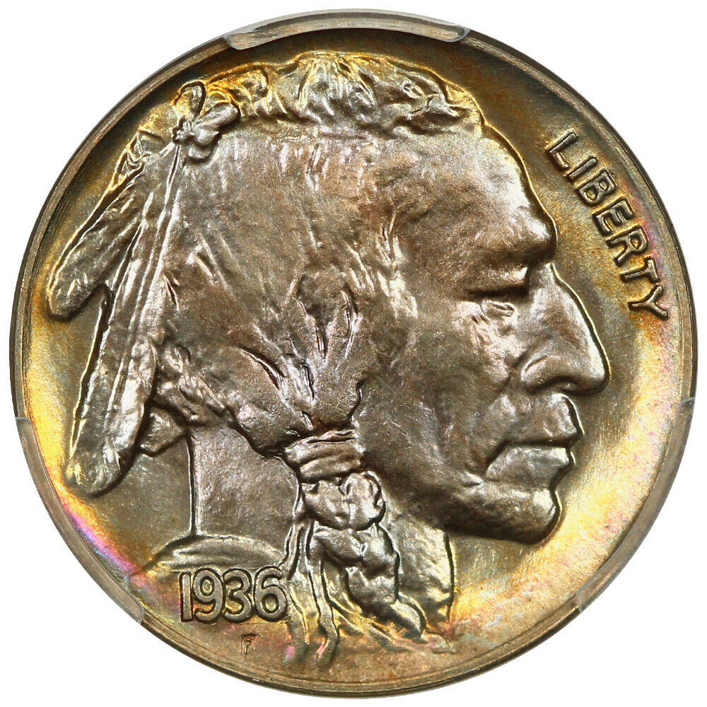1936 5C Satin PCGS PR68+ ex: Simpson/D.L. Hansen