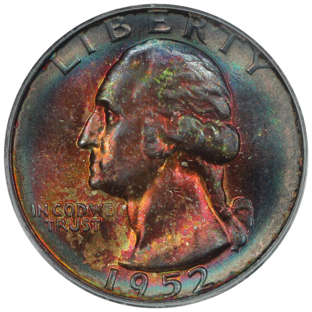 1952 25C PCGS/CAC MS66 - Washington Quarter