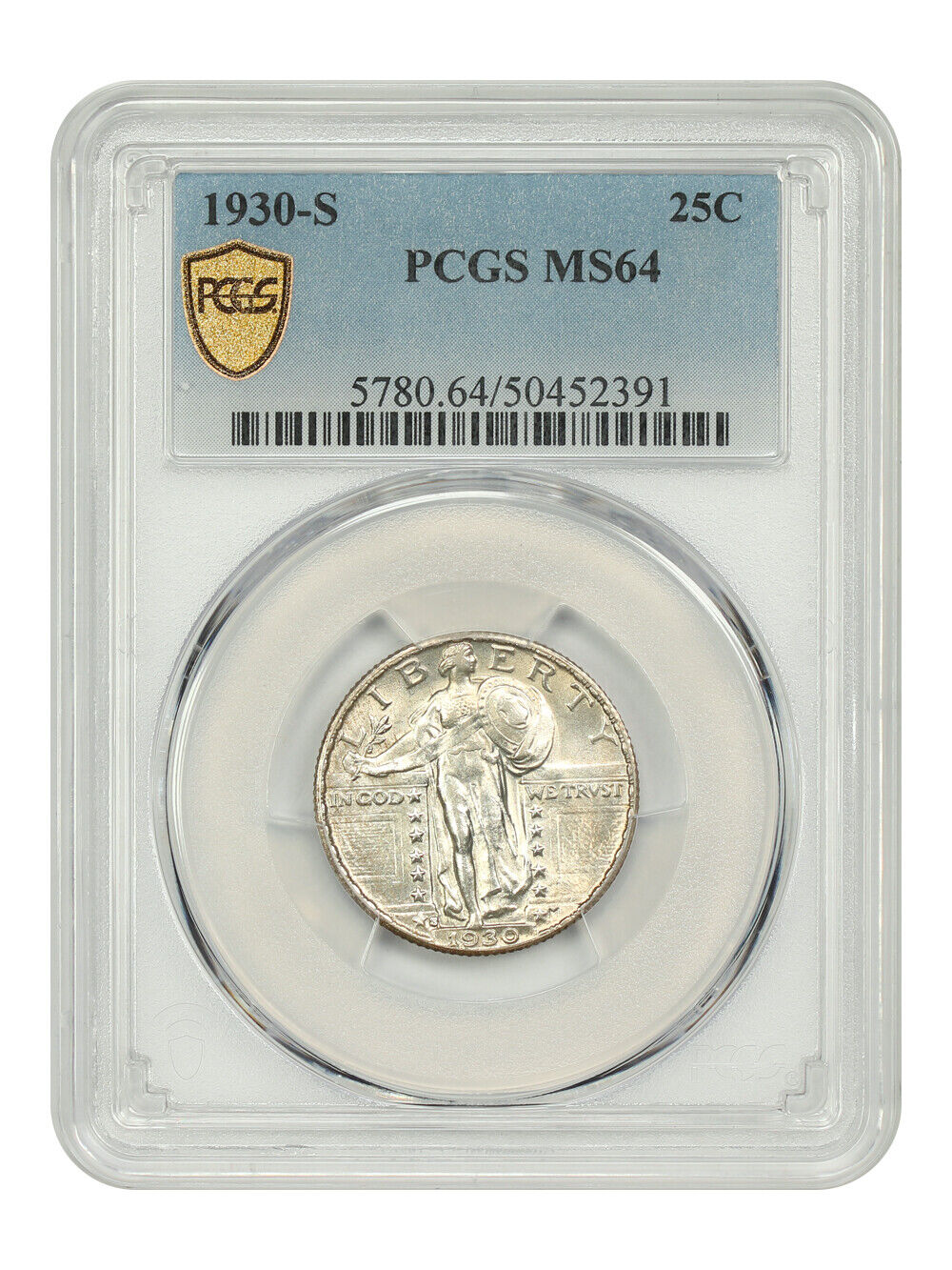 1930-S 25C PCGS MS64 - Standing Liberty Quarter