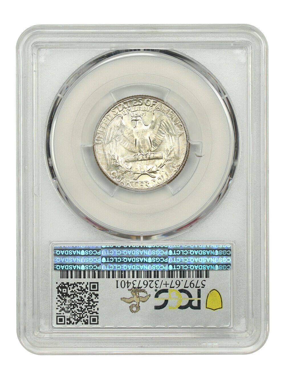 1935 25C PCGS MS67+ ex: D.L. Hansen - Washington Quarter