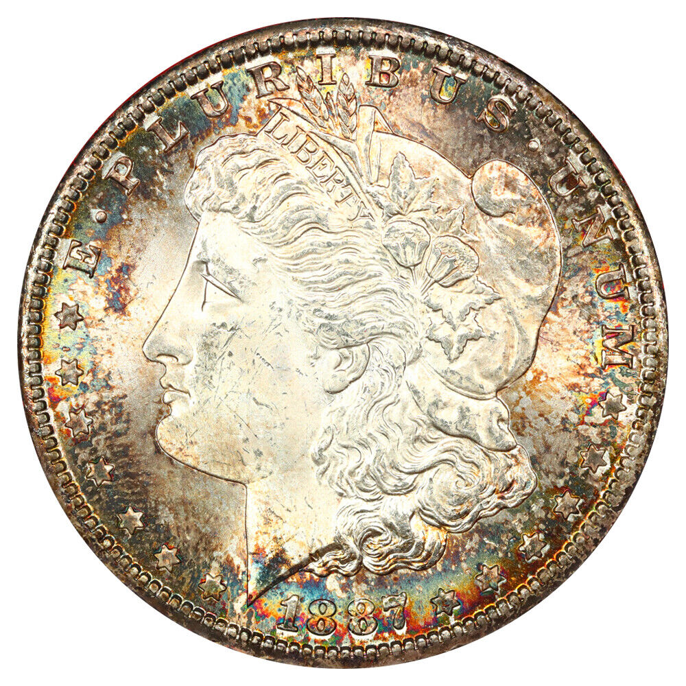 1887-S $1 NGC/Redfield MS64 - Morgan Dollar - Famous Hoard Coin