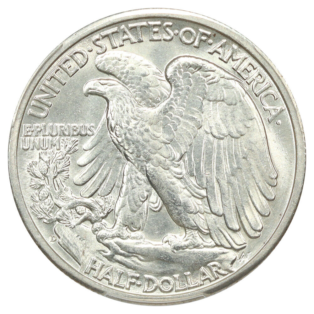 1944-D 50C PCGS MS64 - Walking Liberty Half Dollar