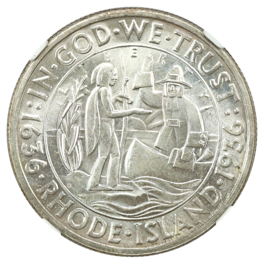 1936 50C Rhode Island NGC MS67 - Classic Silver Commemorative