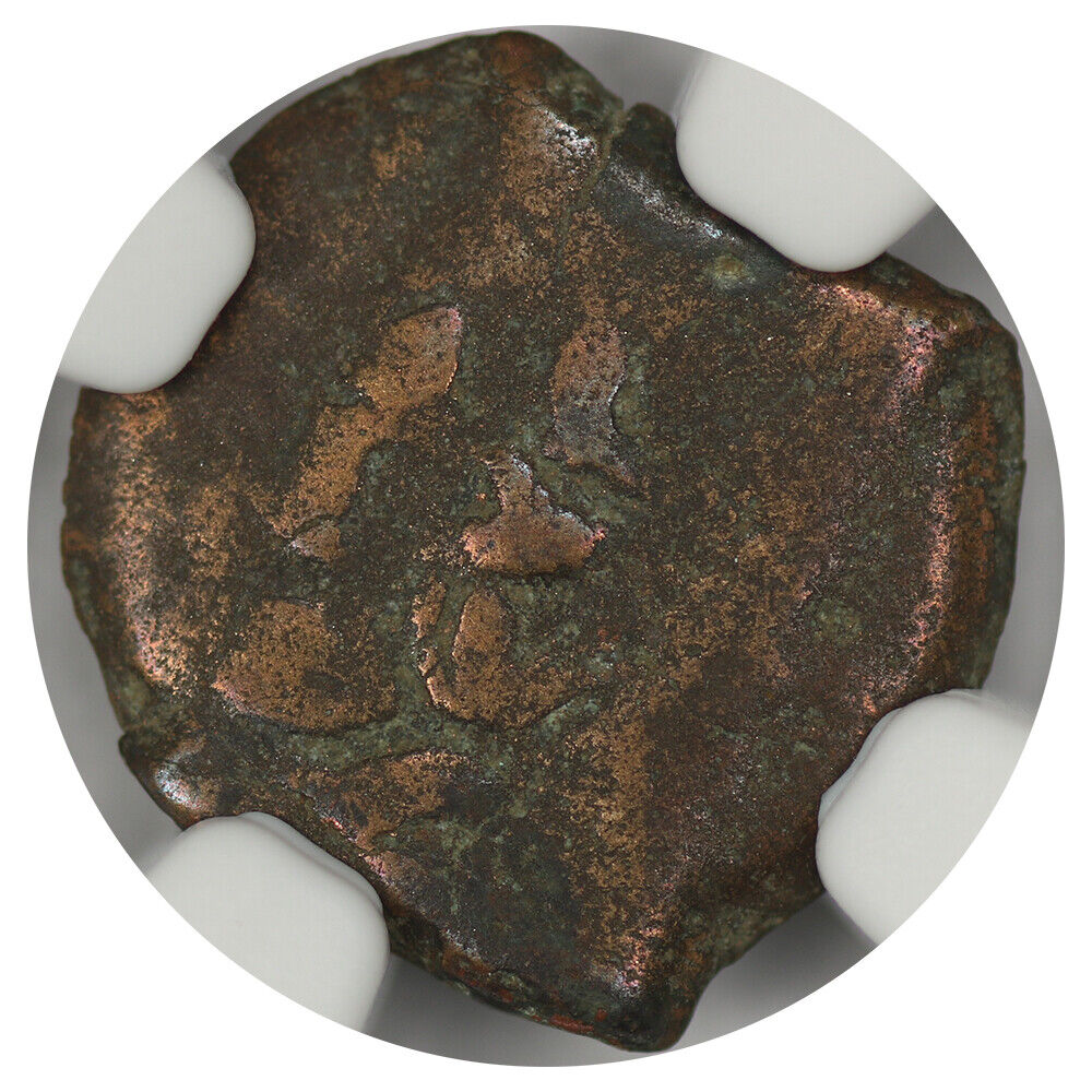 Ancient Roman Judaea Widow's Mite: (103-76 BC) AE Prutah (Alex. Jannaeus)