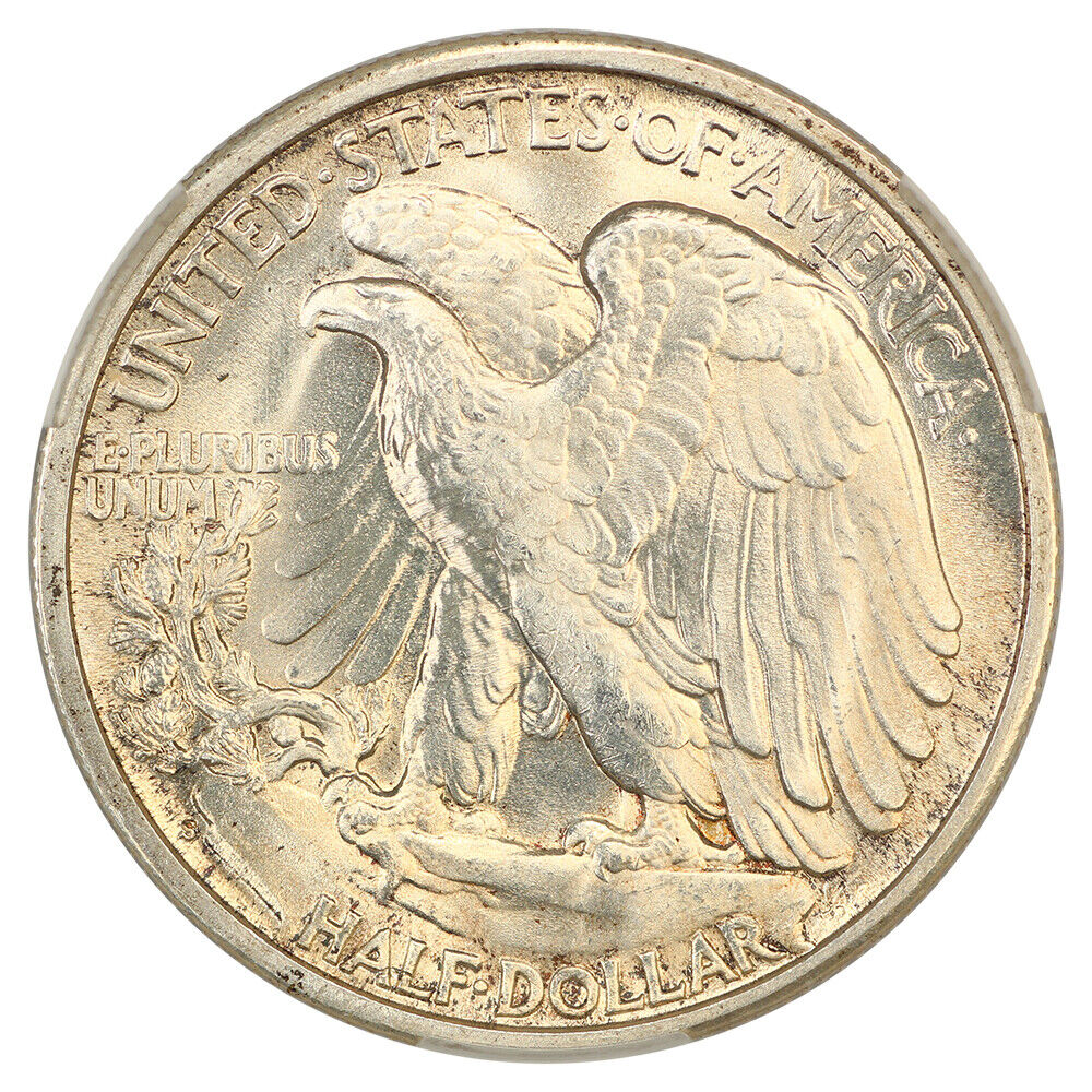 1941-S 50C CACG MS66 ex: D.L. Hansen - Walking Liberty Half Dollar