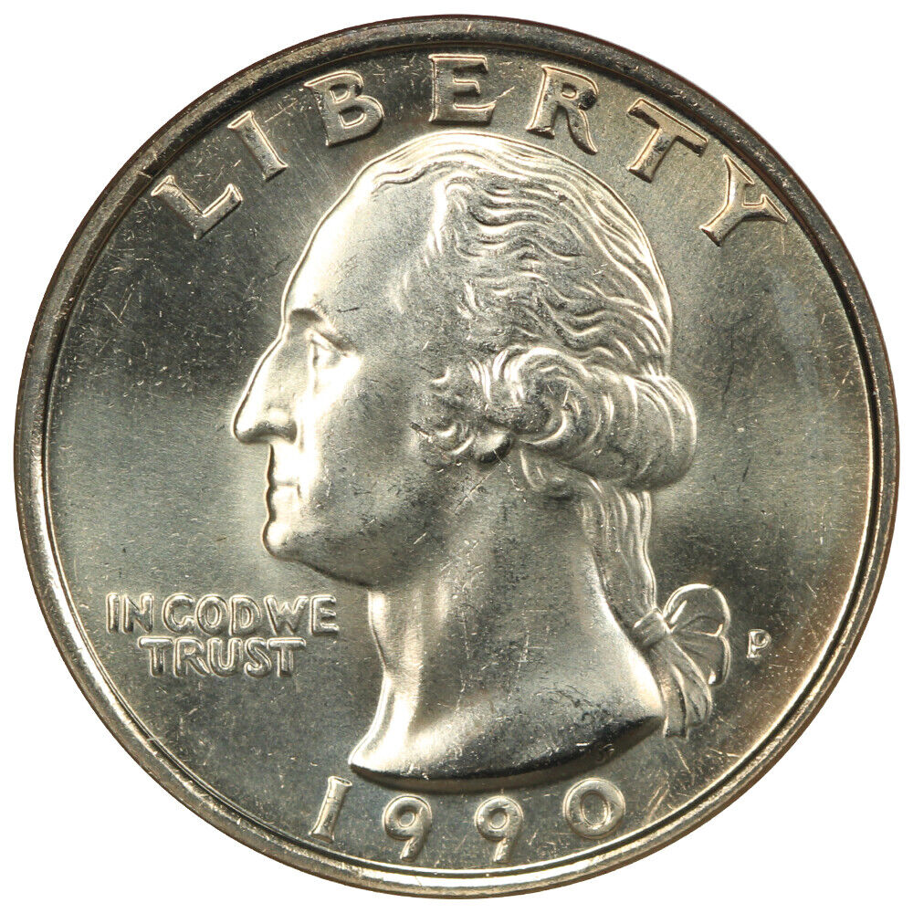 1990-P 25C NGC MS67 - Washington Quarter